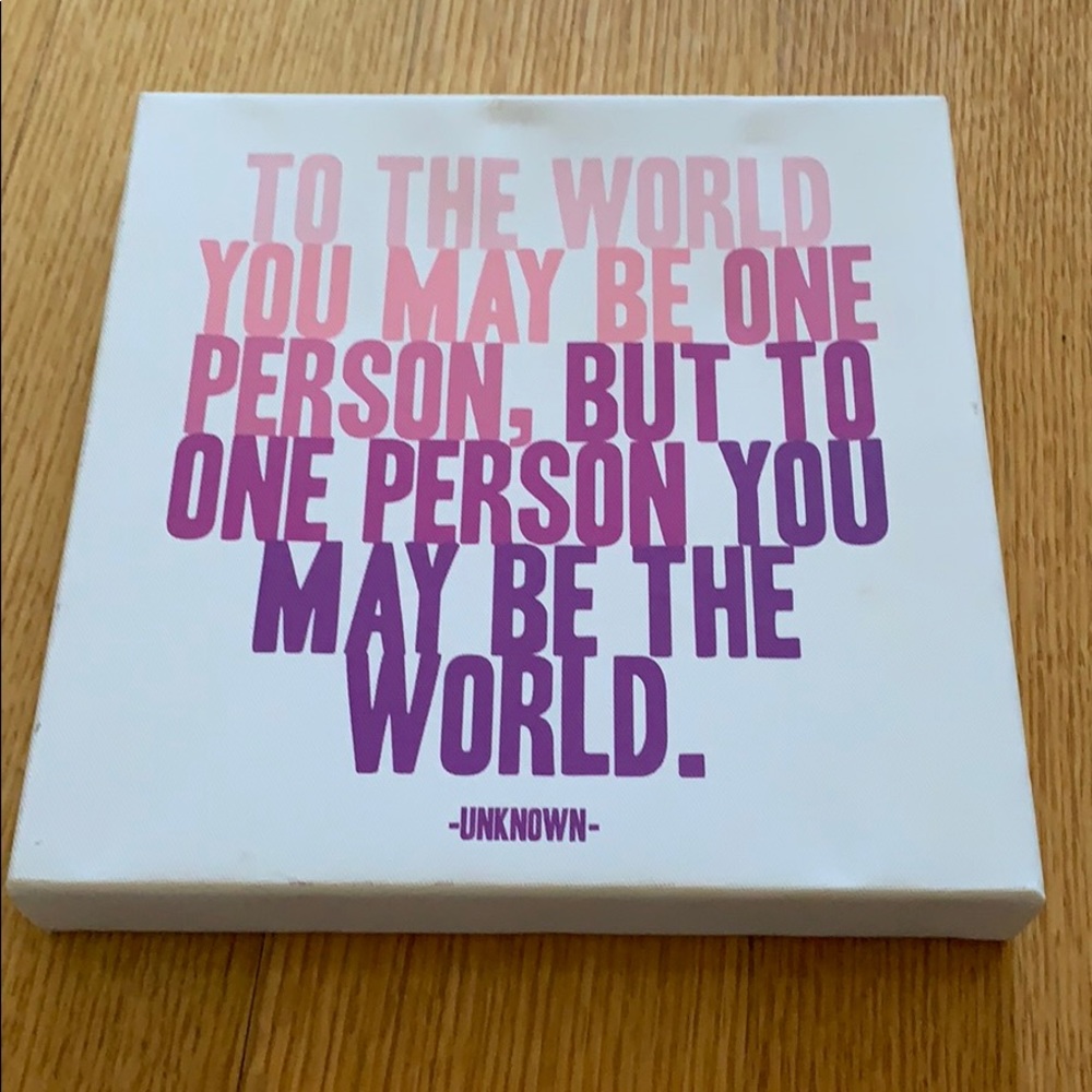 Quotable canvas